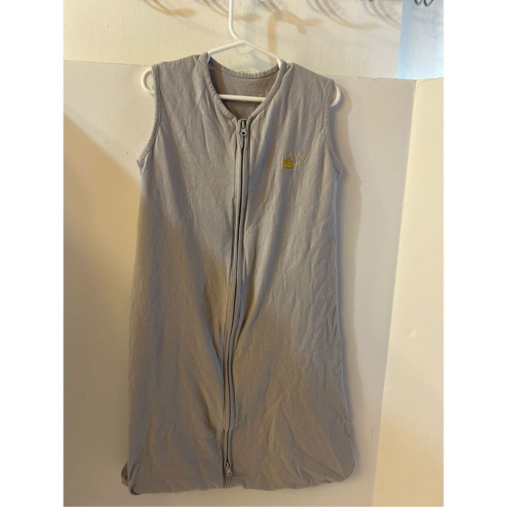 Till you sleep sack 6-12m‎ gray with Crown logo